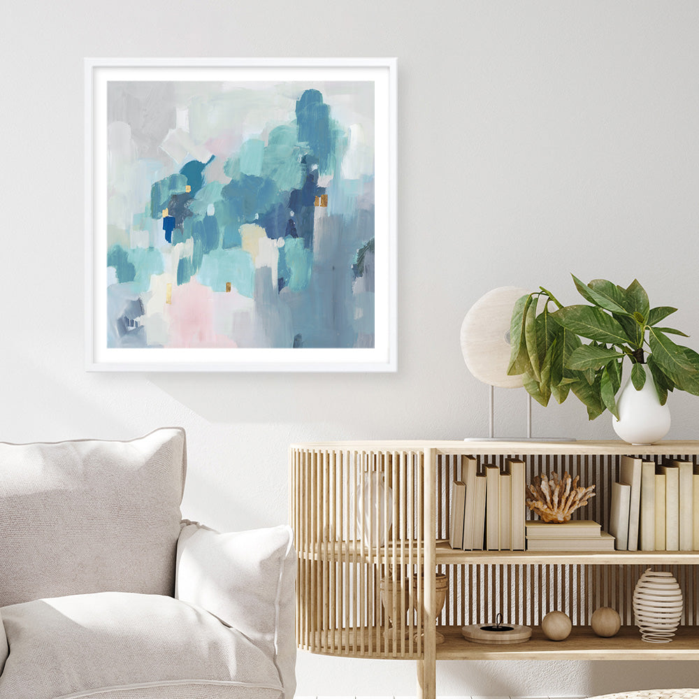 Shop Bolded (Square) Art Print a painted abstract themed wall art print from The Print Emporium wall artwork collection - Buy Australian made fine art painting style poster and framed prints for the home and your interior decor room, TPE-PC-LE087-AP