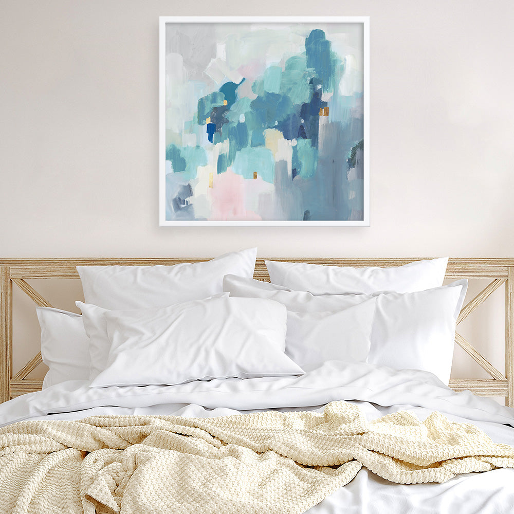 Shop Bolded (Square) Art Print a painted abstract themed wall art print from The Print Emporium wall artwork collection - Buy Australian made fine art painting style poster and framed prints for the home and your interior decor room, TPE-PC-LE087-AP