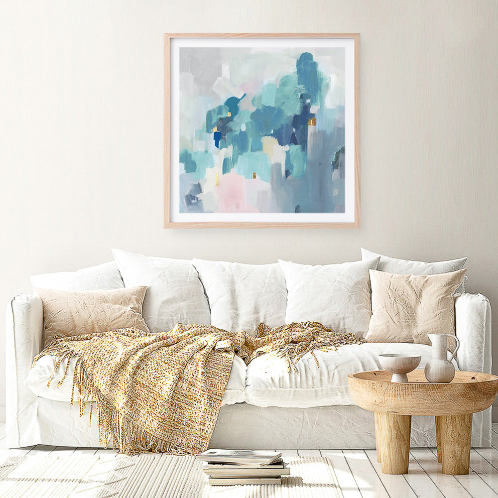 Shop Bolded (Square) Art Print a painted abstract themed wall art print from The Print Emporium wall artwork collection - Buy Australian made fine art painting style poster and framed prints for the home and your interior decor room, TPE-PC-LE087-AP