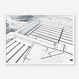 Shop Bondi Icebergs Pool Art Print a coastal themed painted wall art print from The Print Emporium wall artwork collection - Buy Australian made fine art painting style poster and framed prints for the home and your interior decor room, TPE-332-AP