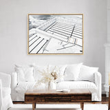 Shop Bondi Icebergs Pool Canvas Print a coastal themed painted framed canvas wall art print from The Print Emporium artwork collection - Buy Australian made fine art painting style stretched canvas prints for the home and your interior decor space, TPE-332-CA-35X46-NF