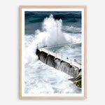 Shop Bondi Storm I Photo Art Print a coastal themed photography wall art print from The Print Emporium wall artwork collection - Buy Australian made fine art poster and framed prints for the home and your interior decor, TPE-144-AP
