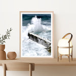 Shop Bondi Storm I Photo Art Print a coastal themed photography wall art print from The Print Emporium wall artwork collection - Buy Australian made fine art poster and framed prints for the home and your interior decor, TPE-144-AP