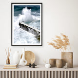 Shop Bondi Storm I Photo Art Print a coastal themed photography wall art print from The Print Emporium wall artwork collection - Buy Australian made fine art poster and framed prints for the home and your interior decor, TPE-144-AP