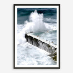 Shop Bondi Storm I Photo Art Print a coastal themed photography wall art print from The Print Emporium wall artwork collection - Buy Australian made fine art poster and framed prints for the home and your interior decor, TPE-144-AP