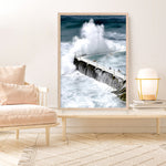 Shop Bondi Storm I Photo Art Print a coastal themed photography wall art print from The Print Emporium wall artwork collection - Buy Australian made fine art poster and framed prints for the home and your interior decor, TPE-144-AP