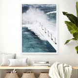 Shop Bondi Storm II Photo Art Print a coastal themed photography wall art print from The Print Emporium wall artwork collection - Buy Australian made fine art poster and framed prints for the home and your interior decor, TPE-149-AP