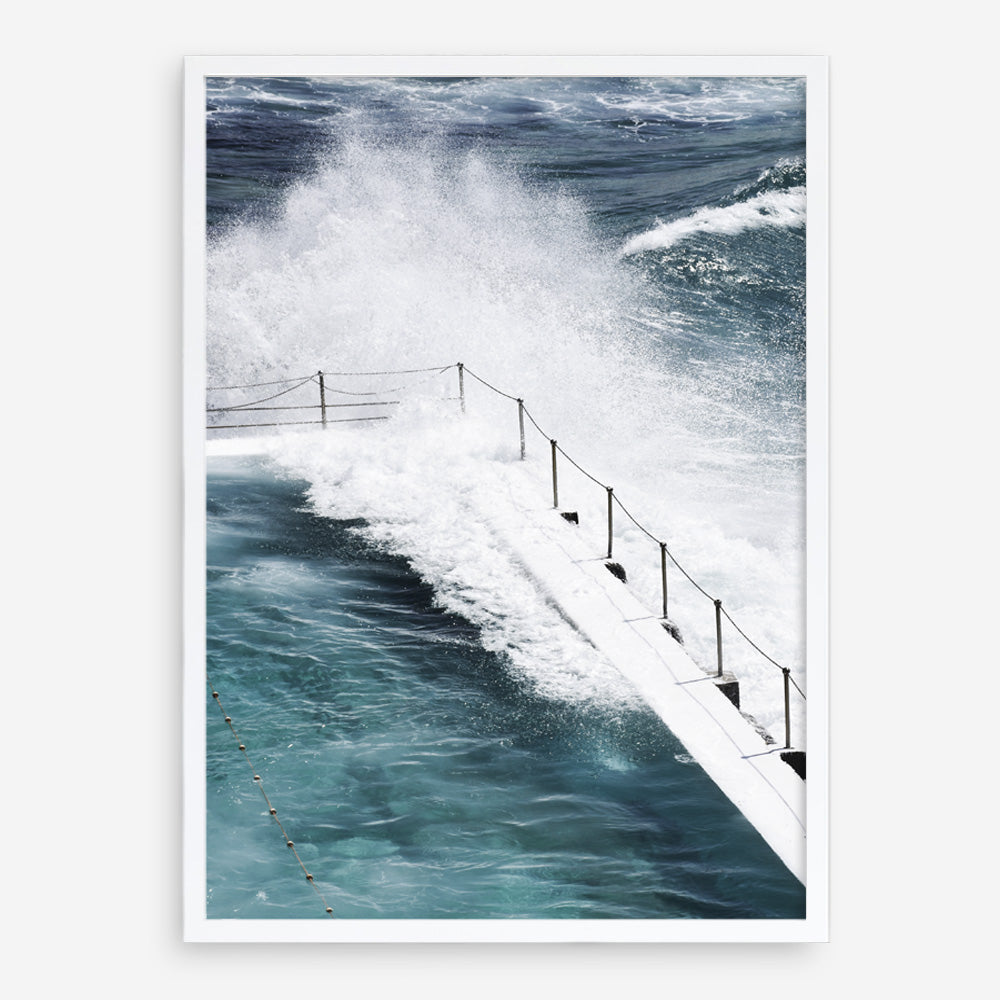 Shop Bondi Storm II Photo Art Print a coastal themed photography wall art print from The Print Emporium wall artwork collection - Buy Australian made fine art poster and framed prints for the home and your interior decor, TPE-149-AP