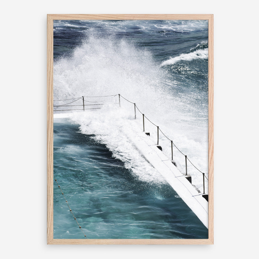 Shop Bondi Storm II Photo Art Print a coastal themed photography wall art print from The Print Emporium wall artwork collection - Buy Australian made fine art poster and framed prints for the home and your interior decor, TPE-149-AP