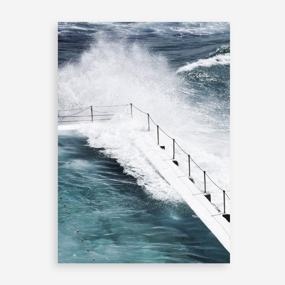 Shop Bondi Storm II Photo Art Print a coastal themed photography wall art print from The Print Emporium wall artwork collection - Buy Australian made fine art poster and framed prints for the home and your interior decor, TPE-149-AP