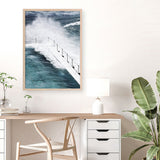 Shop Bondi Storm II Photo Art Print a coastal themed photography wall art print from The Print Emporium wall artwork collection - Buy Australian made fine art poster and framed prints for the home and your interior decor, TPE-149-AP