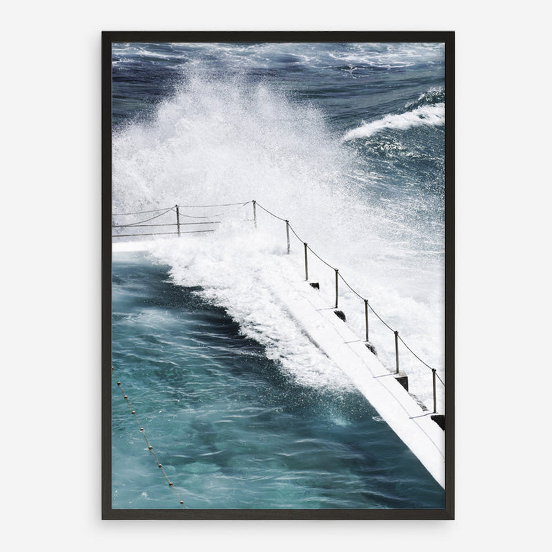 Shop Bondi Storm II Photo Art Print a coastal themed photography wall art print from The Print Emporium wall artwork collection - Buy Australian made fine art poster and framed prints for the home and your interior decor, TPE-149-AP