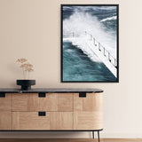 Shop Bondi Storm II Photo Canvas Print a coastal themed photography framed stretched canvas print from The Print Emporium wall artwork collection - Buy Australian made prints for the home and your interior decor space, TPE-149-CA-35X46-NF
