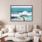Shop Bondi Swimming Pool I Photo Art Print a coastal themed photography wall art print from The Print Emporium wall artwork collection - Buy Australian made fine art poster and framed prints for the home and your interior decor, TPE-1238-AP