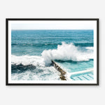Shop Bondi Swimming Pool I Photo Art Print a coastal themed photography wall art print from The Print Emporium wall artwork collection - Buy Australian made fine art poster and framed prints for the home and your interior decor, TPE-1238-AP