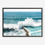 Shop Bondi Swimming Pool I Photo Art Print a coastal themed photography wall art print from The Print Emporium wall artwork collection - Buy Australian made fine art poster and framed prints for the home and your interior decor, TPE-1238-AP
