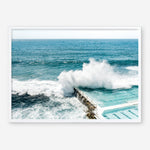 Shop Bondi Swimming Pool I Photo Art Print a coastal themed photography wall art print from The Print Emporium wall artwork collection - Buy Australian made fine art poster and framed prints for the home and your interior decor, TPE-1238-AP