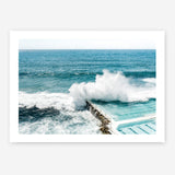 Shop Bondi Swimming Pool I Photo Art Print a coastal themed photography wall art print from The Print Emporium wall artwork collection - Buy Australian made fine art poster and framed prints for the home and your interior decor, TPE-1238-AP