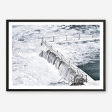 Shop Bondi White Photo Art Print a coastal themed photography wall art print from The Print Emporium wall artwork collection - Buy Australian made fine art poster and framed prints for the home and your interior decor, TPE-534-AP