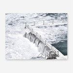 Shop Bondi White Photo Canvas Print a coastal themed photography framed stretched canvas print from The Print Emporium wall artwork collection - Buy Australian made prints for the home and your interior decor space, TPE-534-CA-35X46-NF