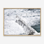 Shop Bondi White Photo Canvas Print a coastal themed photography framed stretched canvas print from The Print Emporium wall artwork collection - Buy Australian made prints for the home and your interior decor space, TPE-534-CA-35X46-NF