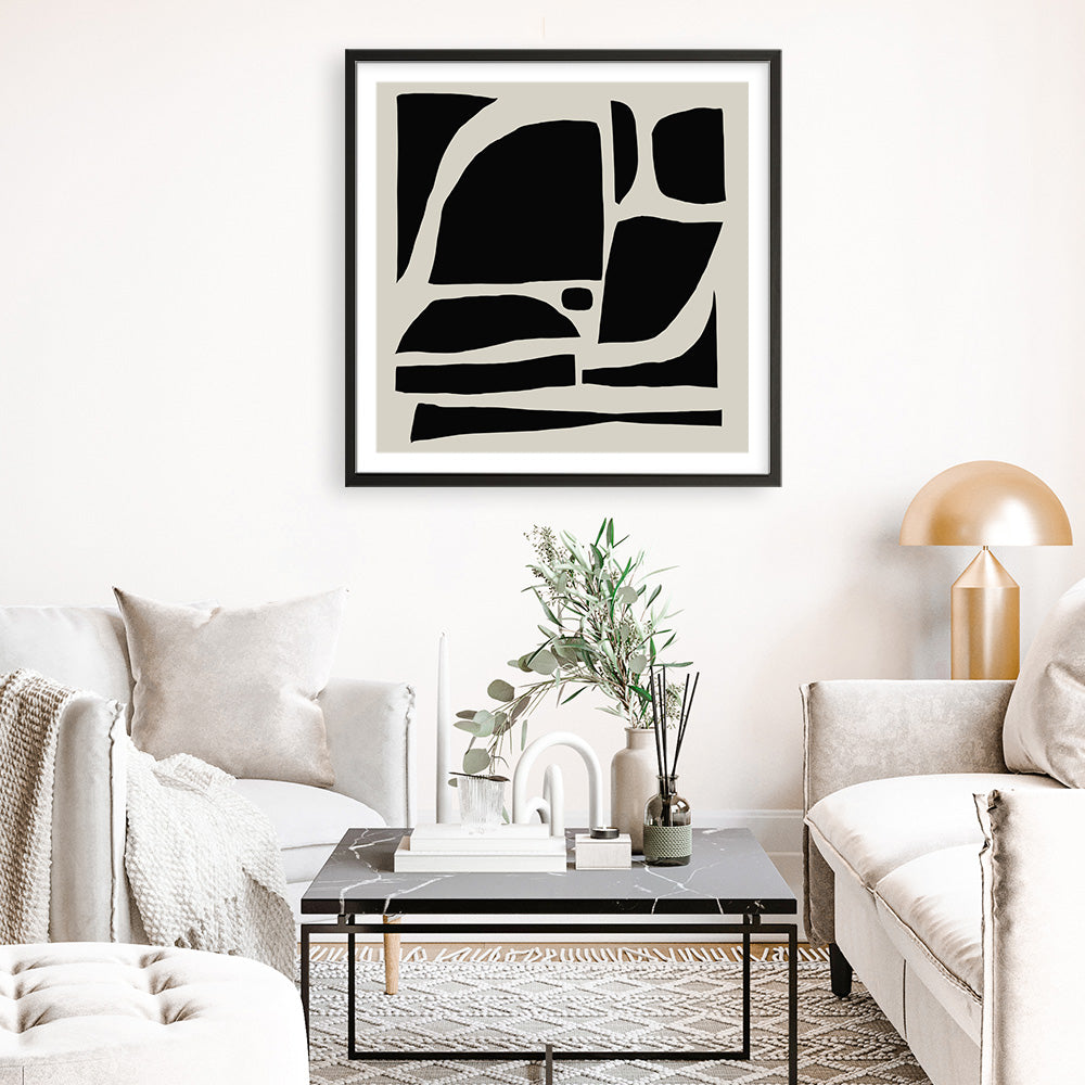 Shop Boom (Square) Art Print a painted abstract themed wall art print from The Print Emporium wall artwork collection - Buy Australian made fine art painting style poster and framed prints for the home and your interior decor room, TPE-DH-246-AP