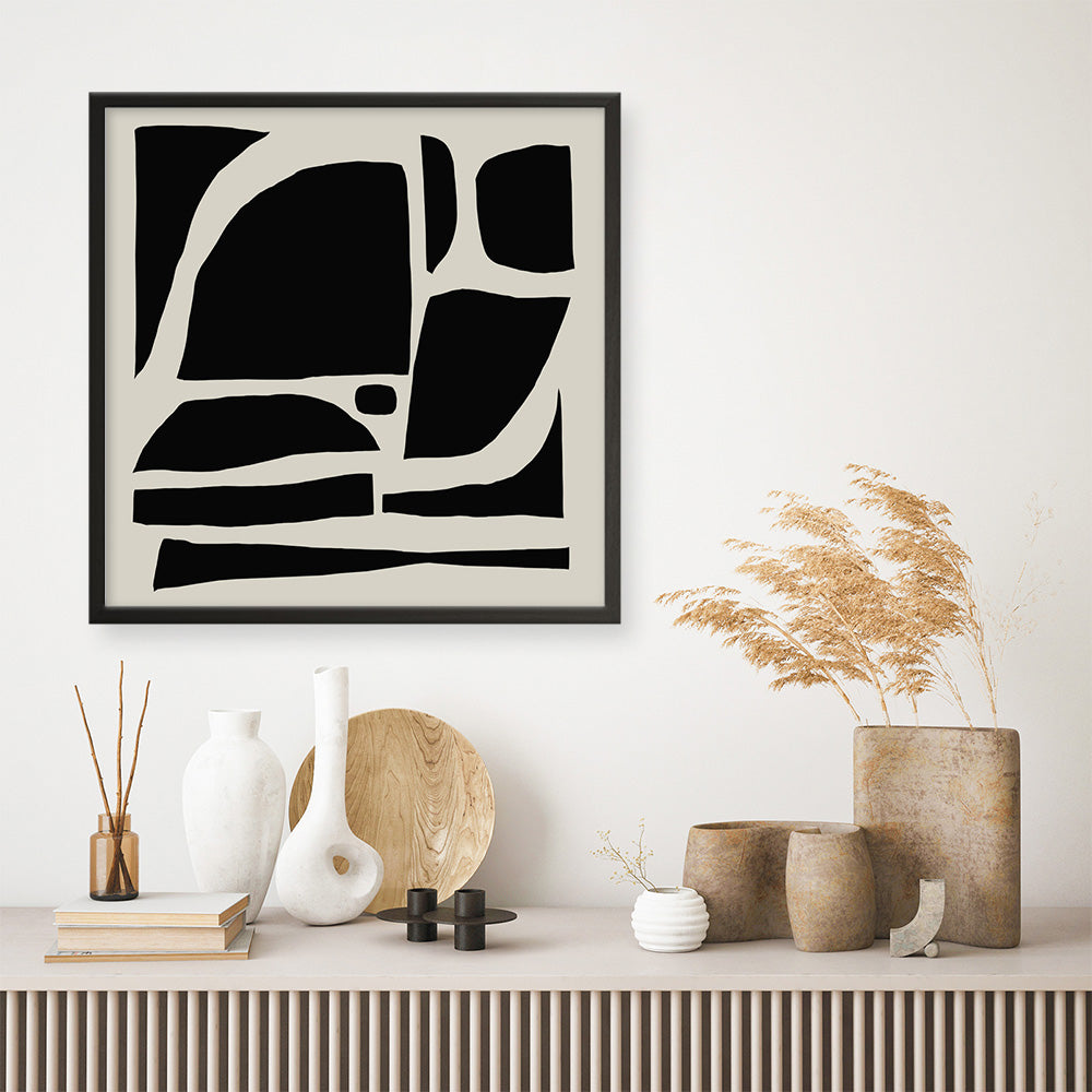 Shop Boom (Square) Art Print a painted abstract themed wall art print from The Print Emporium wall artwork collection - Buy Australian made fine art painting style poster and framed prints for the home and your interior decor room, TPE-DH-246-AP