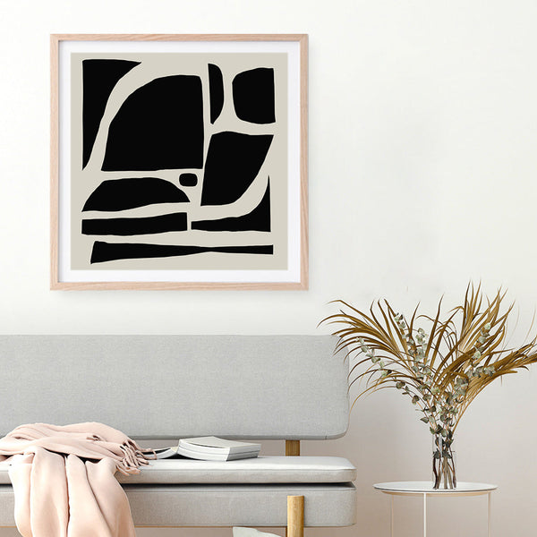 Shop Boom (Square) Art Print a painted abstract themed wall art print from The Print Emporium wall artwork collection - Buy Australian made fine art painting style poster and framed prints for the home and your interior decor room, TPE-DH-246-AP