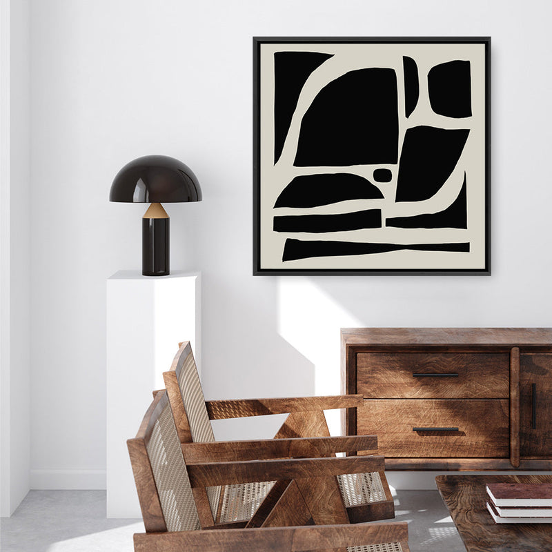 Shop Boom (Square) Canvas Print a painted abstract themed framed canvas wall art print from The Print Emporium artwork collection - Buy Australian made fine art painting style stretched canvas prints for the home and your interior decor space, TPE-DH-246-CA-40X40-NF