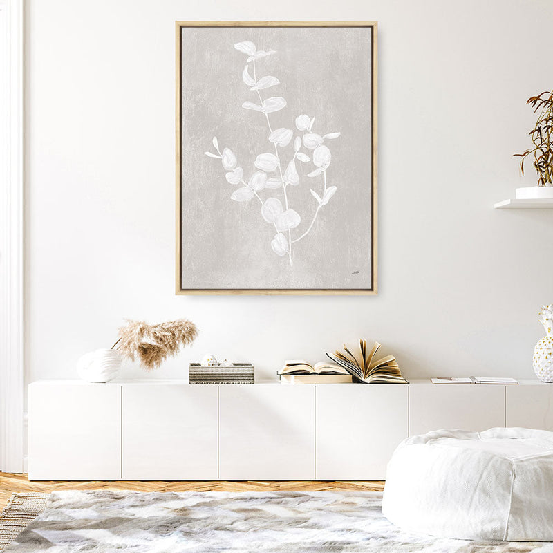 Shop Botanical Study II Neutral Crop Canvas Print a floral themed painted framed canvas wall art print from The Print Emporium artwork collection - Buy Australian made fine art painting style stretched canvas prints for the home and your interior decor space, TPE-WA-71827-CA-35X46-NF