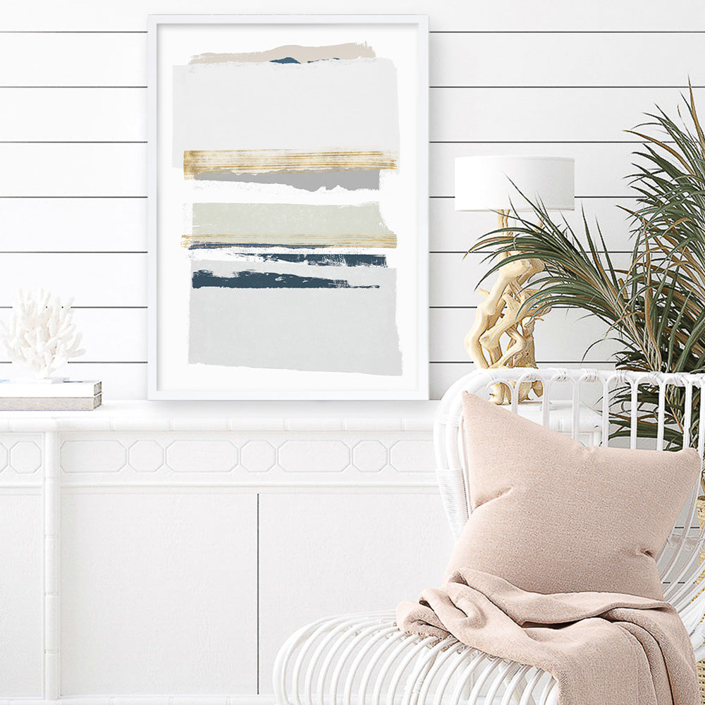 Shop Boulevard I Art Print a painted abstract themed wall art print from The Print Emporium wall artwork collection - Buy Australian made fine art painting style poster and framed prints for the home and your interior decor room, TPE-PC-PI417-AP