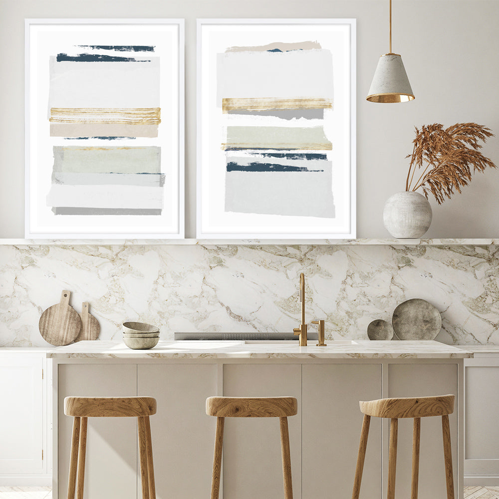 Shop Boulevard I Art Print a painted abstract themed wall art print from The Print Emporium wall artwork collection - Buy Australian made fine art painting style poster and framed prints for the home and your interior decor room, TPE-PC-PI417-AP