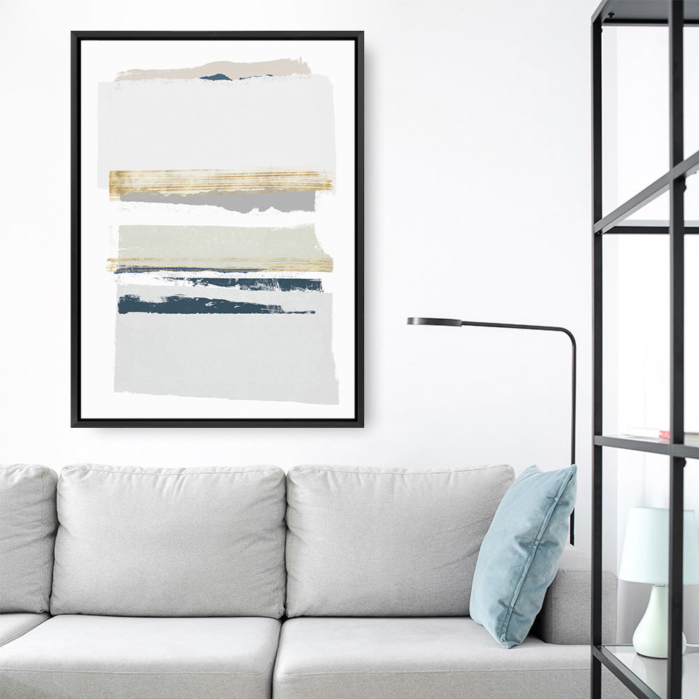 Shop Boulevard I Canvas Print a painted abstract themed framed canvas wall art print from The Print Emporium artwork collection - Buy Australian made fine art painting style stretched canvas prints for the home and your interior decor space, TPE-PC-PI417-CA-35X46-NF