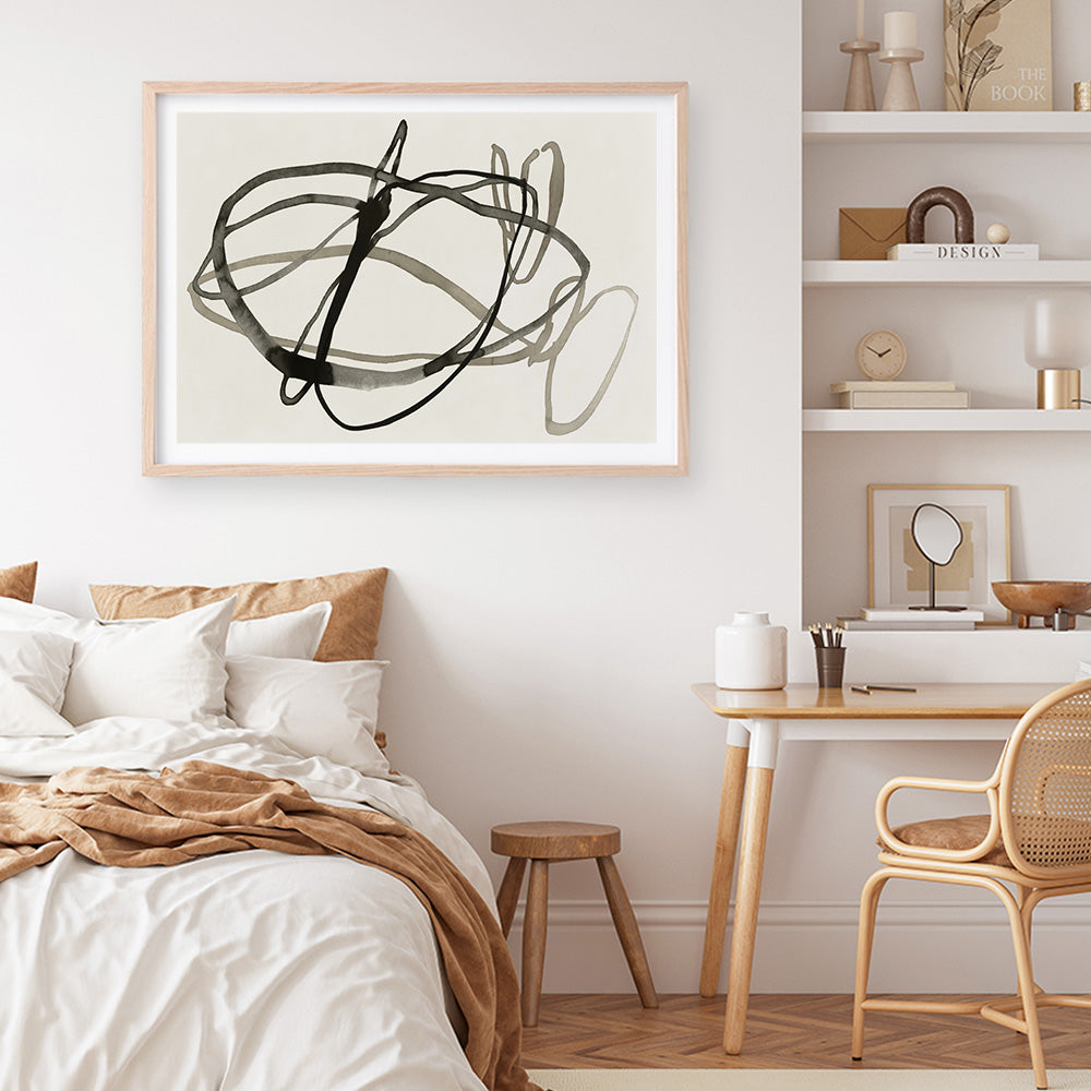 Shop Bounded I Art Print a painted abstract themed wall art print from The Print Emporium wall artwork collection - Buy Australian made fine art painting style poster and framed prints for the home and your interior decor room, TPE-PC-EZ946-AP