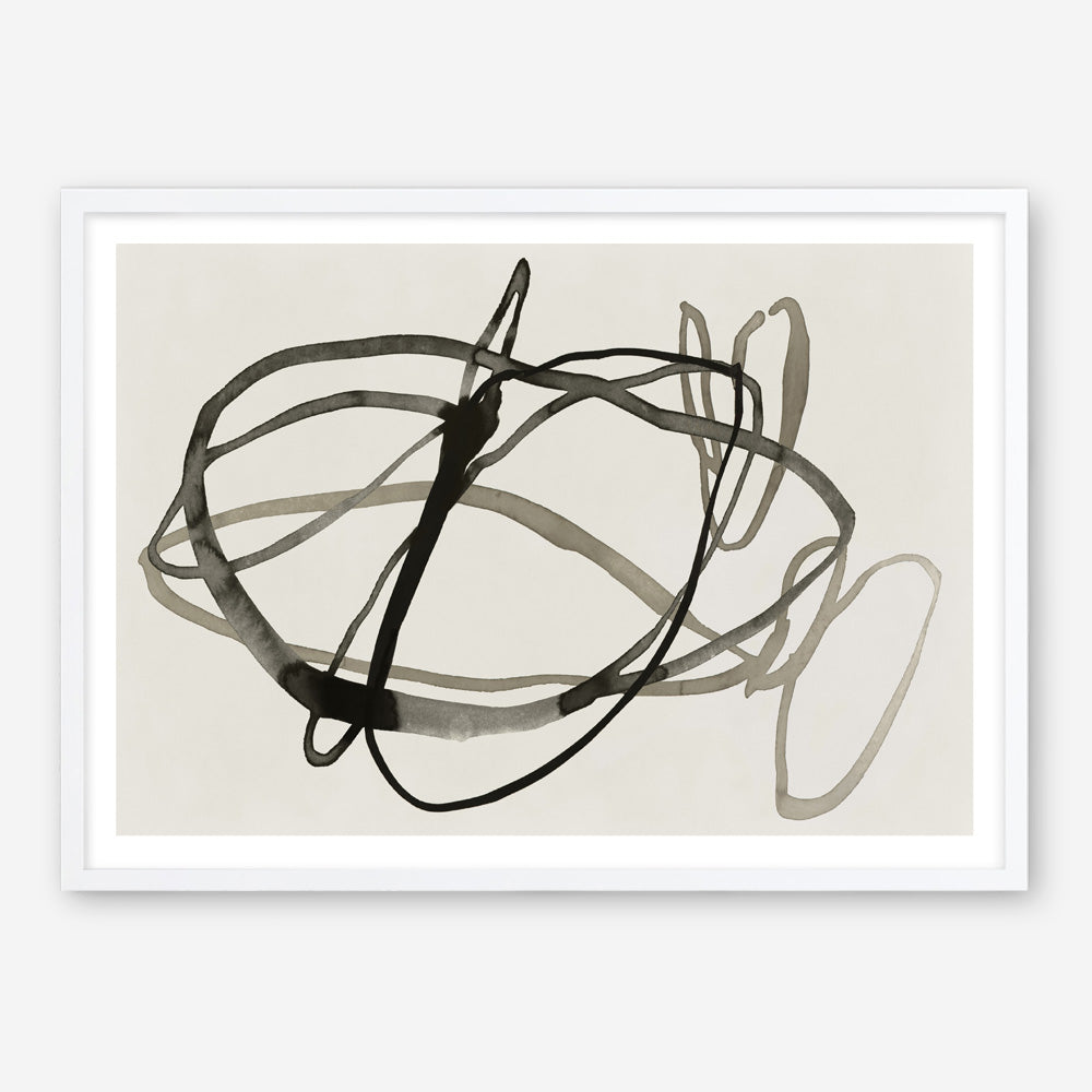 Shop Bounded I Art Print a painted abstract themed wall art print from The Print Emporium wall artwork collection - Buy Australian made fine art painting style poster and framed prints for the home and your interior decor room, TPE-PC-EZ946-AP