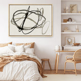 Shop Bounded I Canvas Print a painted abstract themed framed canvas wall art print from The Print Emporium artwork collection - Buy Australian made fine art painting style stretched canvas prints for the home and your interior decor space, TPE-PC-EZ946-CA-35X46-NF