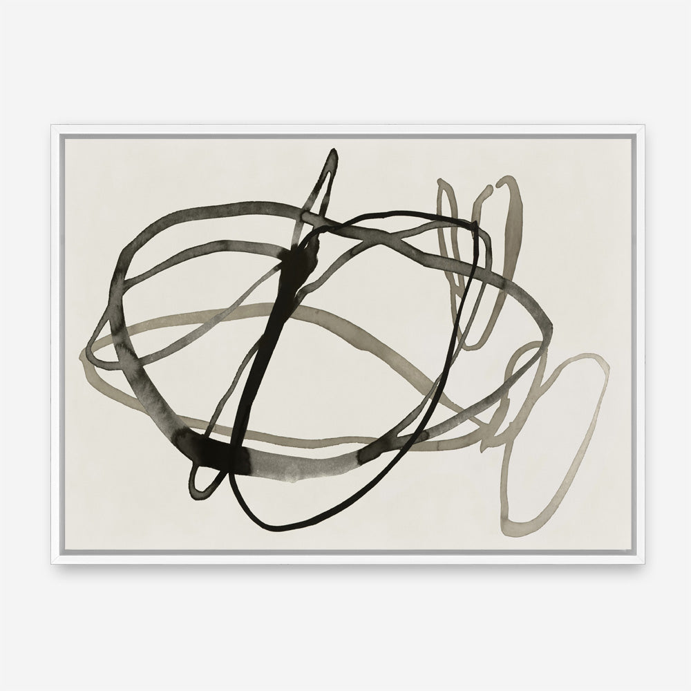 Shop Bounded I Canvas Print a painted abstract themed framed canvas wall art print from The Print Emporium artwork collection - Buy Australian made fine art painting style stretched canvas prints for the home and your interior decor space, TPE-PC-EZ946-CA-35X46-NF