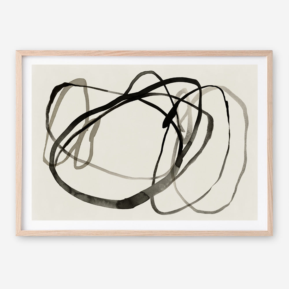 Shop Bounded II Art Print a painted abstract themed wall art print from The Print Emporium wall artwork collection - Buy Australian made fine art painting style poster and framed prints for the home and your interior decor room, TPE-PC-EZ947-AP