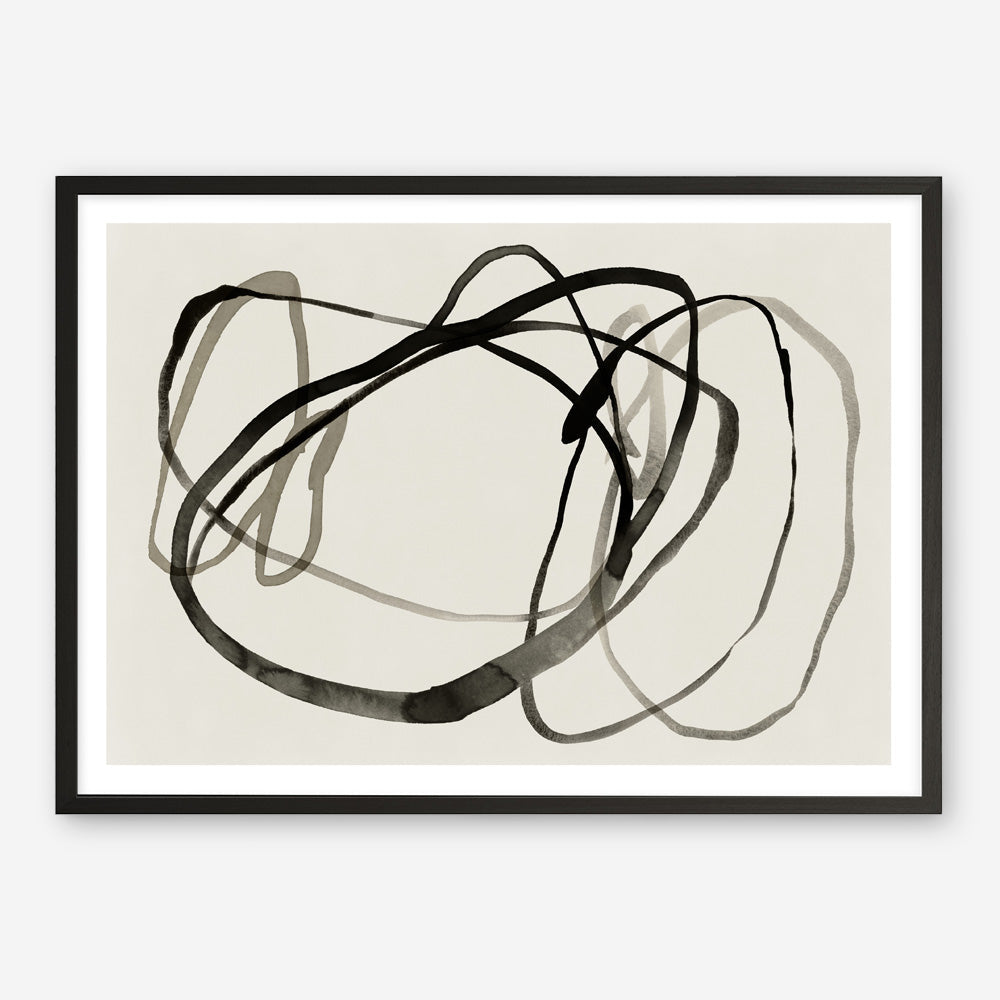 Shop Bounded II Art Print a painted abstract themed wall art print from The Print Emporium wall artwork collection - Buy Australian made fine art painting style poster and framed prints for the home and your interior decor room, TPE-PC-EZ947-AP