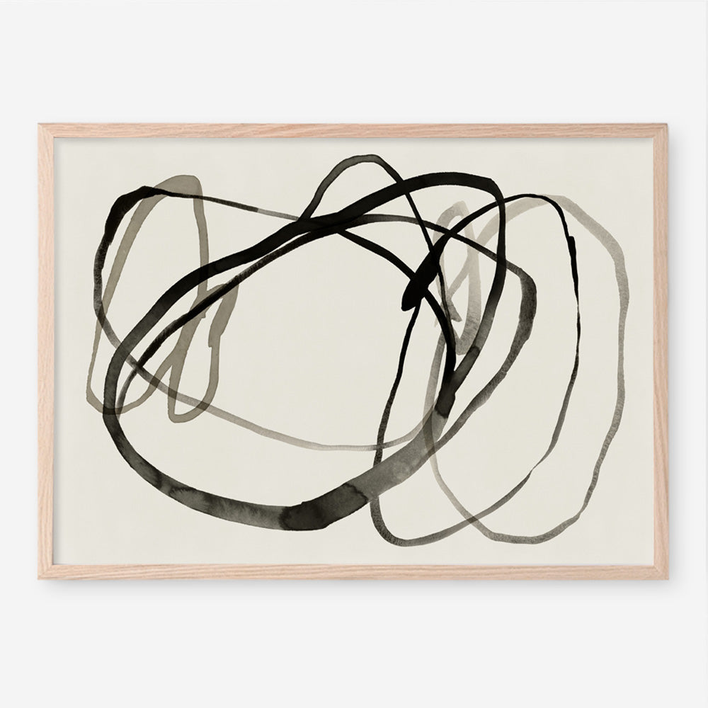 Shop Bounded II Art Print a painted abstract themed wall art print from The Print Emporium wall artwork collection - Buy Australian made fine art painting style poster and framed prints for the home and your interior decor room, TPE-PC-EZ947-AP