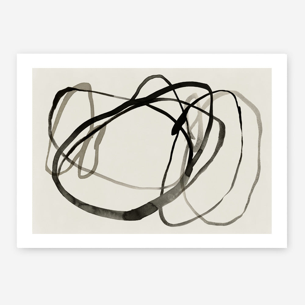 Shop Bounded II Art Print a painted abstract themed wall art print from The Print Emporium wall artwork collection - Buy Australian made fine art painting style poster and framed prints for the home and your interior decor room, TPE-PC-EZ947-AP