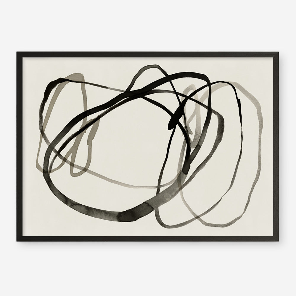 Shop Bounded II Art Print a painted abstract themed wall art print from The Print Emporium wall artwork collection - Buy Australian made fine art painting style poster and framed prints for the home and your interior decor room, TPE-PC-EZ947-AP