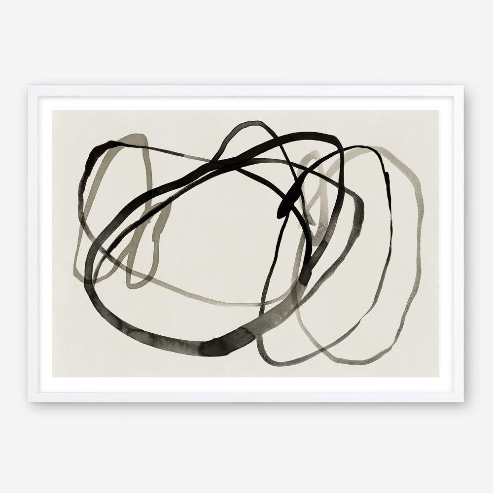 Shop Bounded II Art Print a painted abstract themed wall art print from The Print Emporium wall artwork collection - Buy Australian made fine art painting style poster and framed prints for the home and your interior decor room, TPE-PC-EZ947-AP