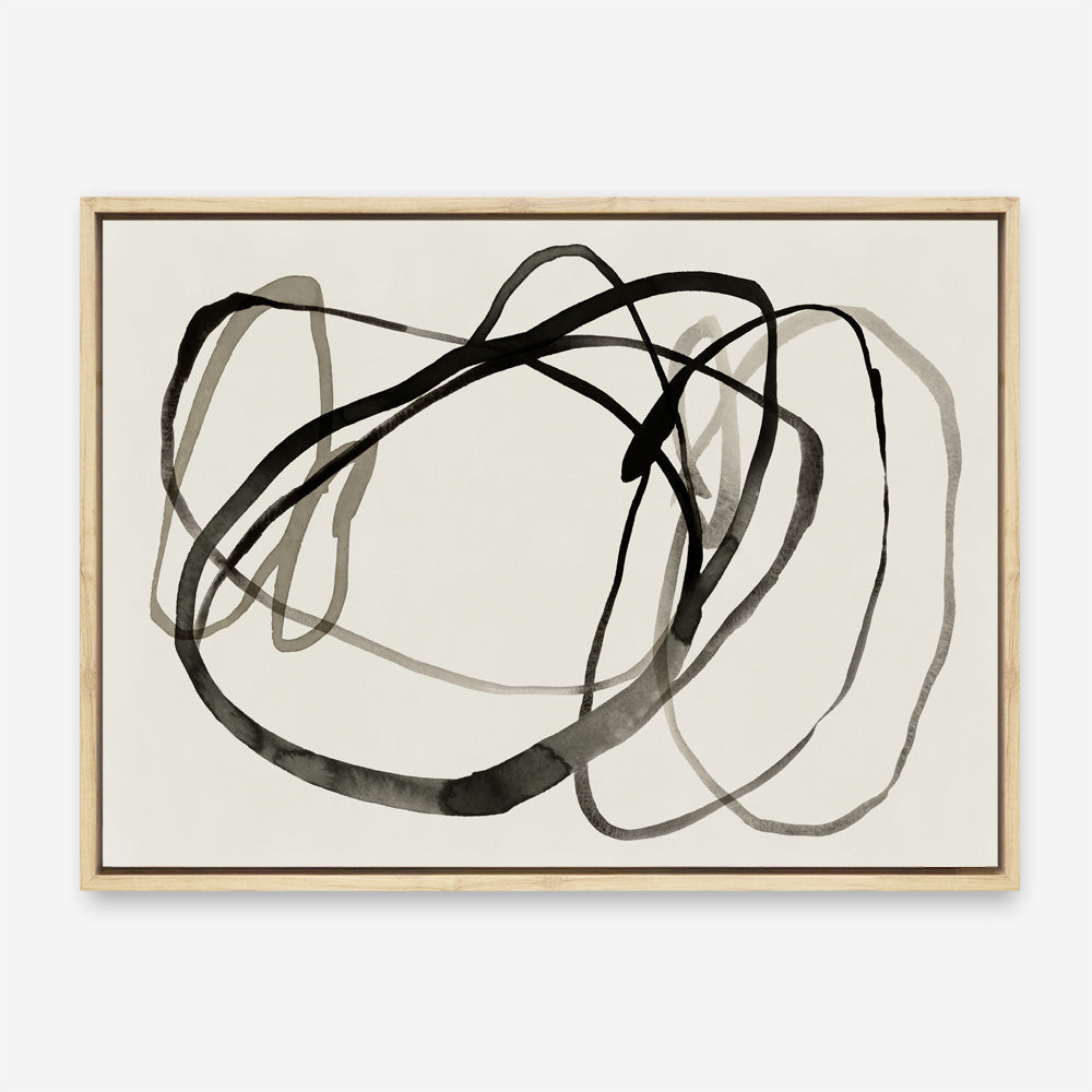 Shop Bounded II Canvas Print a painted abstract themed framed canvas wall art print from The Print Emporium artwork collection - Buy Australian made fine art painting style stretched canvas prints for the home and your interior decor space, TPE-PC-EZ947-CA-35X46-NF