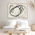 Shop Bounded II Canvas Print a painted abstract themed framed canvas wall art print from The Print Emporium artwork collection - Buy Australian made fine art painting style stretched canvas prints for the home and your interior decor space, TPE-PC-EZ947-CA-35X46-NF