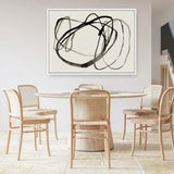 Shop Bounded II Canvas Print a painted abstract themed framed canvas wall art print from The Print Emporium artwork collection - Buy Australian made fine art painting style stretched canvas prints for the home and your interior decor space, TPE-PC-EZ947-CA-35X46-NF