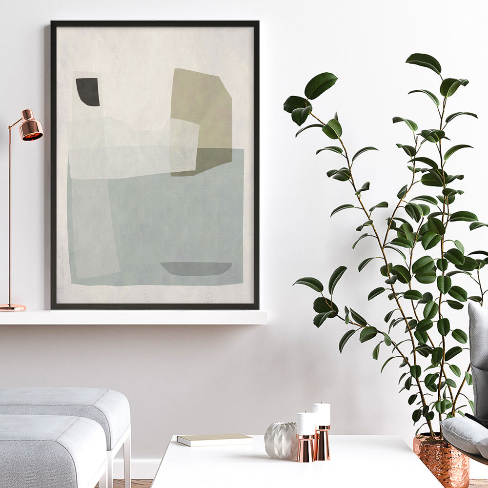 Shop Bourne Art Print a painted abstract themed wall art print from The Print Emporium wall artwork collection - Buy Australian made fine art painting style poster and framed prints for the home and your interior decor room, TPE-DH-341-AP