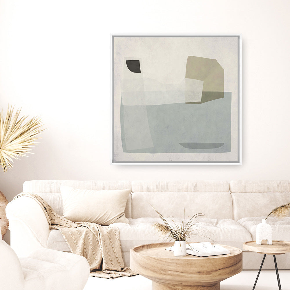 Shop Bourne (Square) Canvas Print a painted abstract themed framed canvas wall art print from The Print Emporium artwork collection - Buy Australian made fine art painting style stretched canvas prints for the home and your interior decor space, TPE-DH-151-CA-40X40-NF