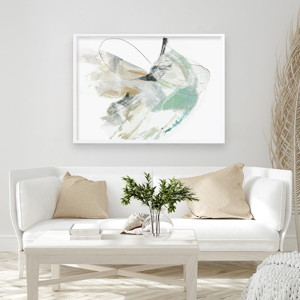 Shop Breath In Between III Art Print a painted abstract themed wall art print from The Print Emporium wall artwork collection - Buy Australian made fine art painting style poster and framed prints for the home and your interior decor room, TPE-PC-PG920-AP