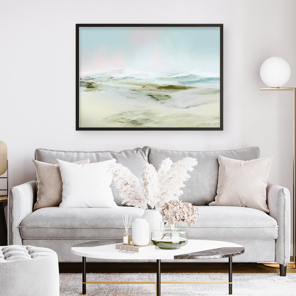 Shop Breathe In Art Print a painted abstract themed wall art print from The Print Emporium wall artwork collection - Buy Australian made fine art painting style poster and framed prints for the home and your interior decor room, TPE-DH-116-AP